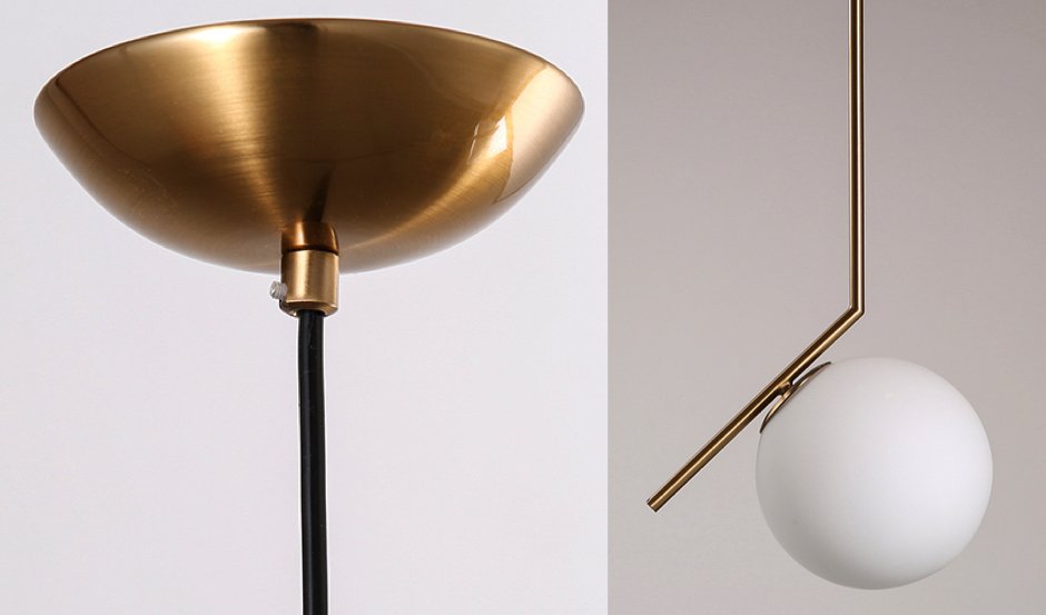 Светильник Flos IC Lighting Pendant brass Family Светильник Flos IC Lighting Pendant brass Family - Loft-Concept в Рязани