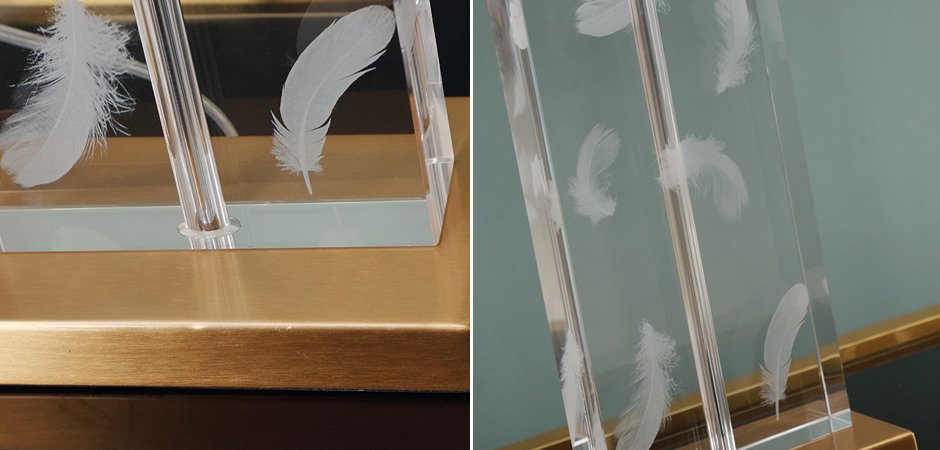 Настольная лампа Frozen Feathers Настольная лампа Frozen Feathers - Loft-Concept в Рязани