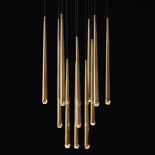 Люстра RH Aquitaine Round Chandelier Бронза Люстра RH Aquitaine Round Chandelier Бронза в Рязани | Loft Concept