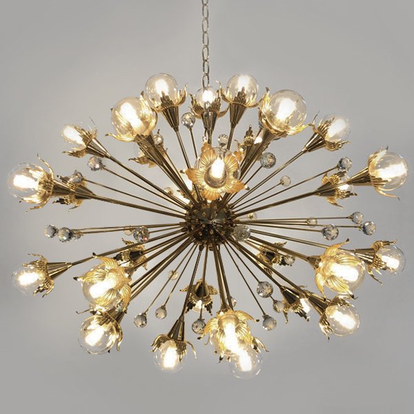 Люстра Jonathan Adler GIANT SPUTNIK CHANDELIER Латунь Люстра Jonathan Adler GIANT SPUTNIK CHANDELIER Латунь в Рязани | Loft Concept