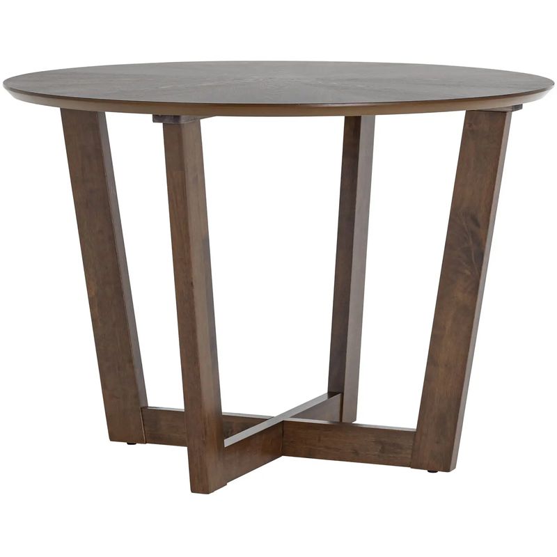 Стол обеденный круглый Wooden Table Round Коричневый в Рязани | Loft Concept 