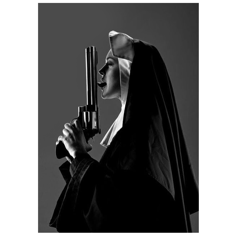 Постер Черно-Белый Nun III Черно-белый Постер Черно-Белый Nun III Черно-белый в Рязани | Loft Concept