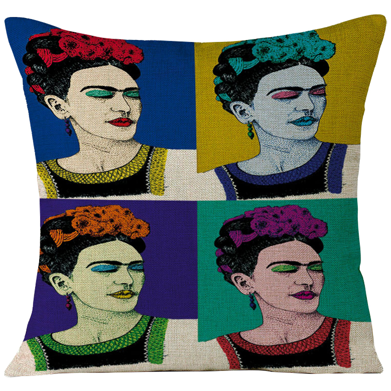 Декоративная подушка Frida Kahlo 12 Мульти Декоративная подушка Frida Kahlo 12 Мульти в Рязани | Loft Concept