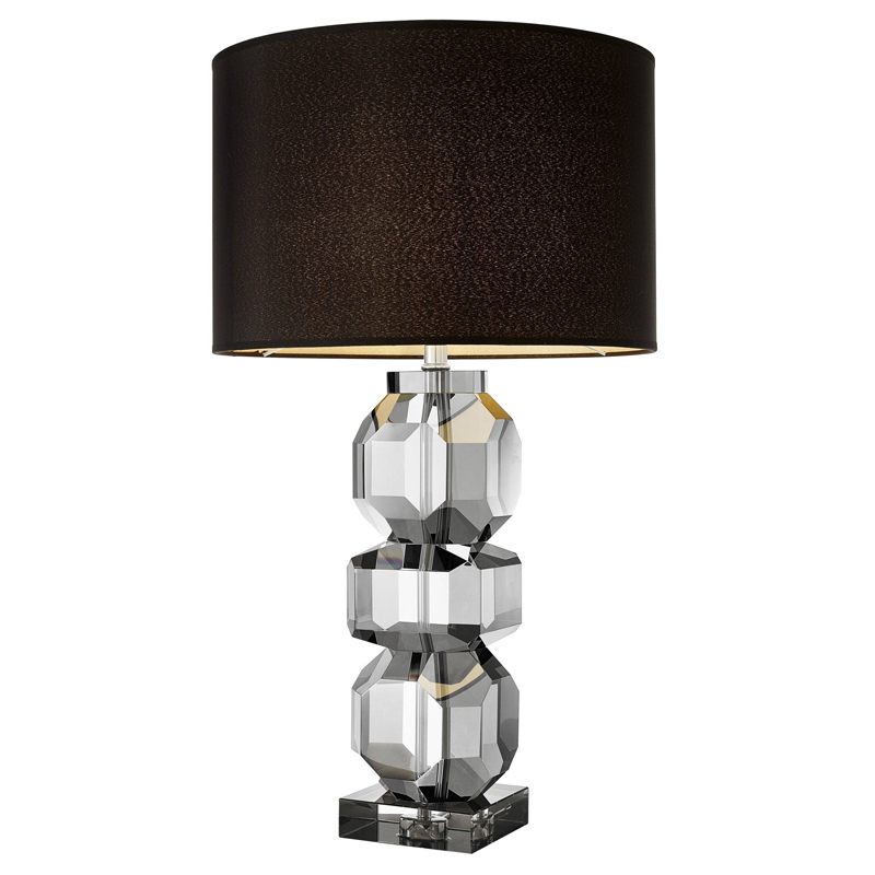 Настольная лампа Eichholtz Table Lamp Mornington Стекло Смок Черный Настольная лампа Eichholtz Table Lamp Mornington Стекло Смок Черный в Рязани | Loft Concept