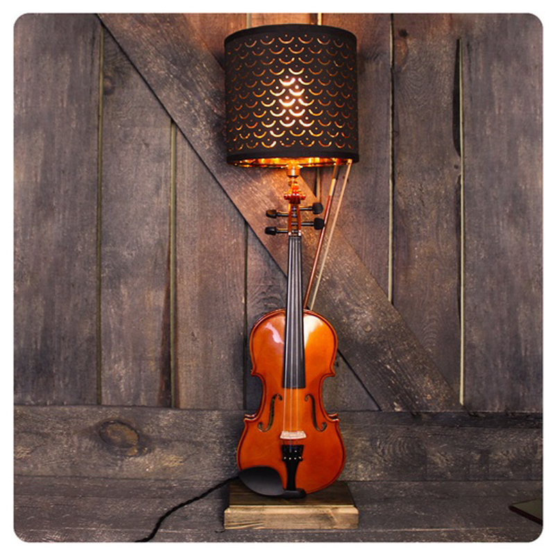 Настольная лампа Violin brown Коричневый Настольная лампа Violin brown Коричневый в Рязани | Loft Concept