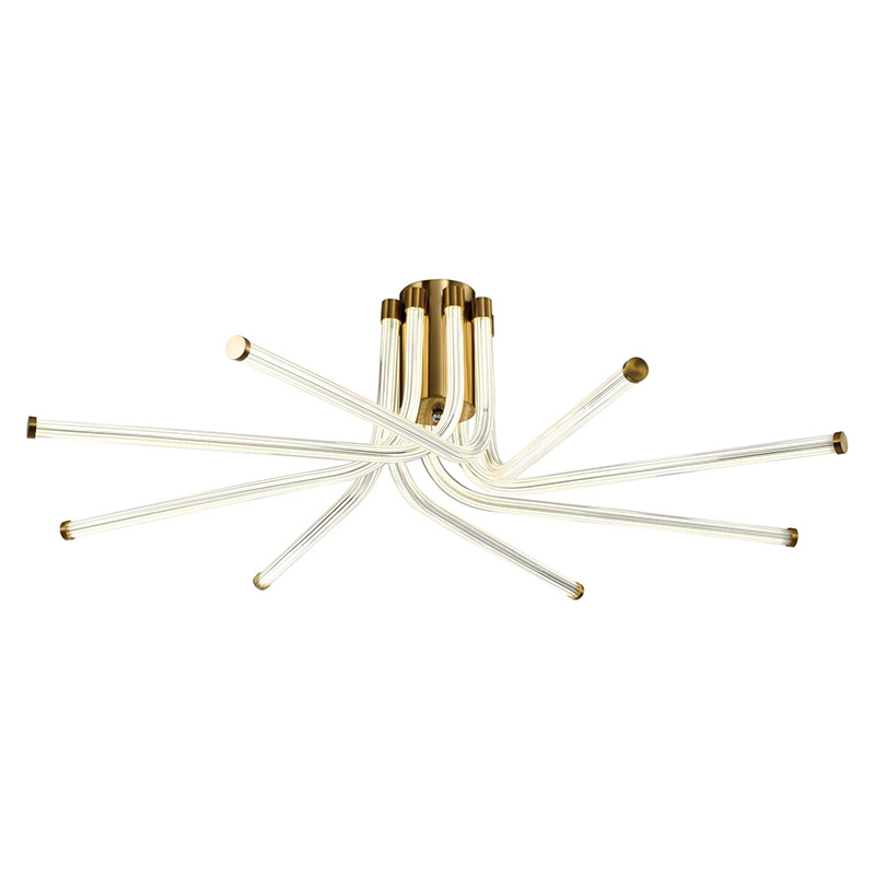 Потолочный светильник светодиодный из стали Trumpet Tube Bronze Бронза Потолочный светильник светодиодный из стали Trumpet Tube Bronze Бронза в Рязани | Loft Concept