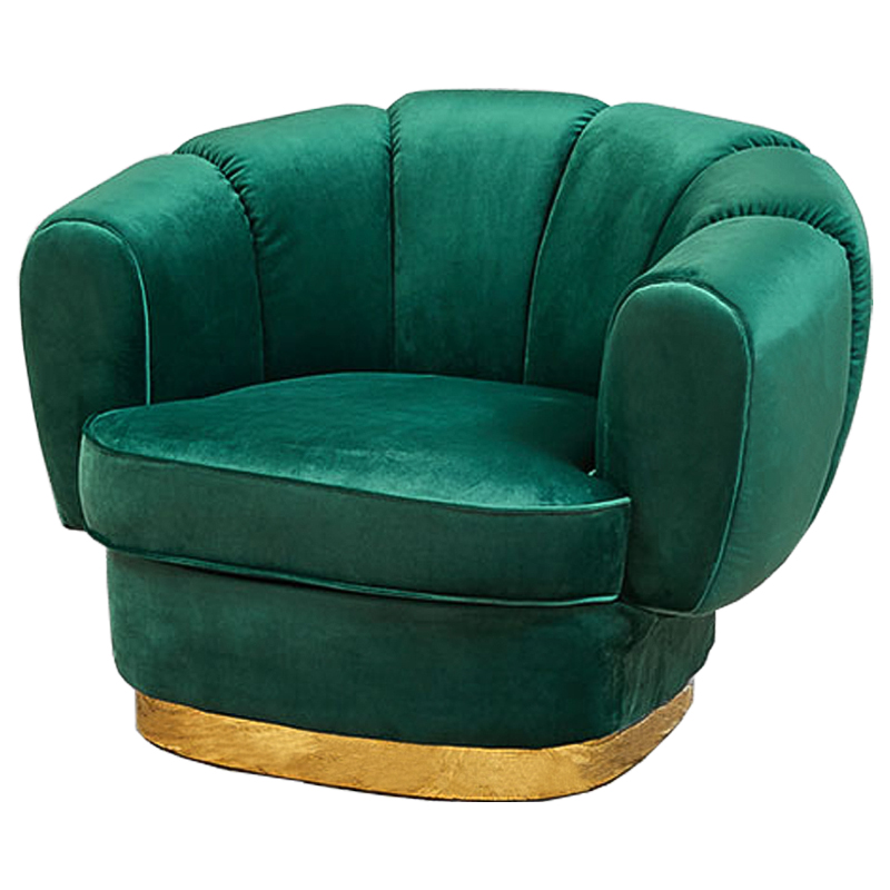 Кресло Emerald Softness Armchair Изумрудный Глянцевое золото Кресло Emerald Softness Armchair Изумрудный Глянцевое золото в Рязани | Loft Concept
