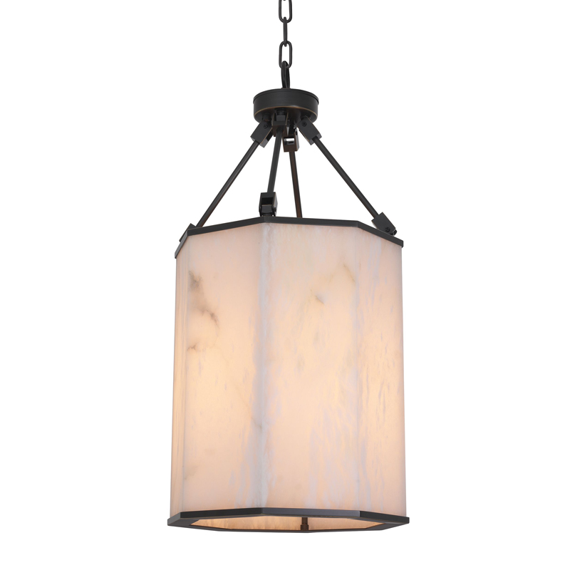 Подвесной светильник Eichholtz Chandelier Victoire S Белый Темная бронза Подвесной светильник Eichholtz Chandelier Victoire S Белый Темная бронза в Рязани | Loft Concept