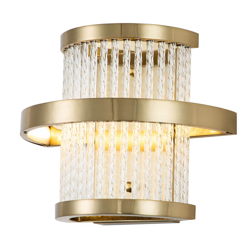 Бра Liadan Glass Tubes Wall Lamp Прозрачное Стекло Латунь Бра Liadan Glass Tubes Wall Lamp Прозрачное Стекло Латунь в Рязани | Loft Concept