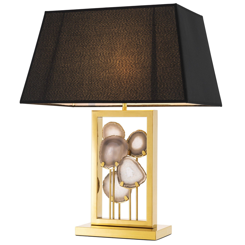 Настольная лампа Eichholtz Table Lamp Margiela Глянцевое золото Черный в Рязани | Loft Concept 