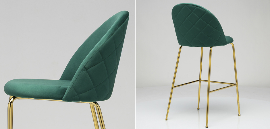 Барный стул Vendramin Bar Stool green Барный стул Vendramin Bar Stool green - Loft-Concept в Рязани