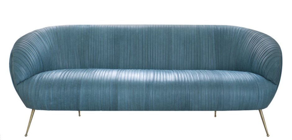 Софа Kelly Wearstler Souffle Settee Leather Софа Kelly Wearstler Souffle Settee Leather - Loft-Concept в Рязани