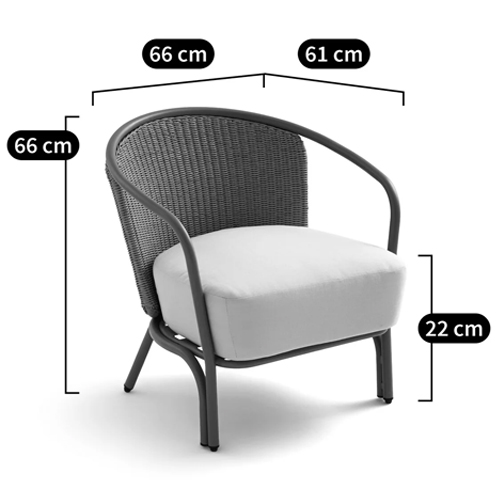 Садовое кресло с каркасом из стали Kenneth Chair Садовое кресло с каркасом из стали Kenneth Chair в Рязани