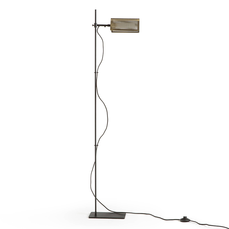 Торшер Zenon Floor lamp Черный Медь Торшер Zenon Floor lamp Черный Медь в Рязани | Loft Concept