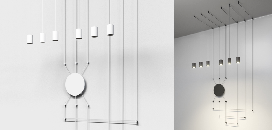 Подвес Wireflow FreeForm LED White 6 патронов Подвес Wireflow FreeForm LED White 6 патронов - Loft-Concept в Рязани