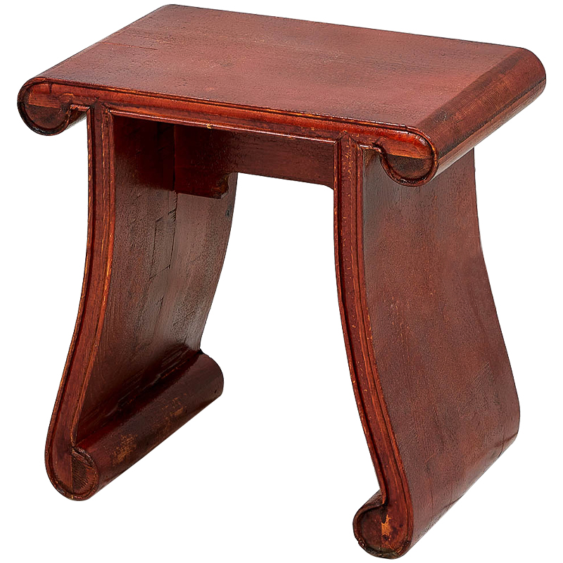 Табурет в китайском стиле Chinese Tabouret Red Красный Табурет в китайском стиле Chinese Tabouret Red Красный в Рязани | Loft Concept