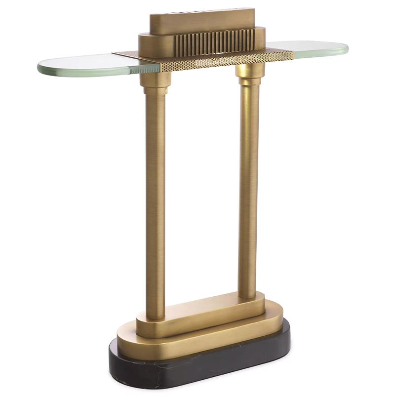 Настольная лампа Eichholtz Desk Lamp Bologno Золотой Черный Мрамор Nero Прозрачное Стекло Настольная лампа Eichholtz Desk Lamp Bologno Золотой Черный Мрамор Nero Прозрачное Стекло в Рязани | Loft Concept