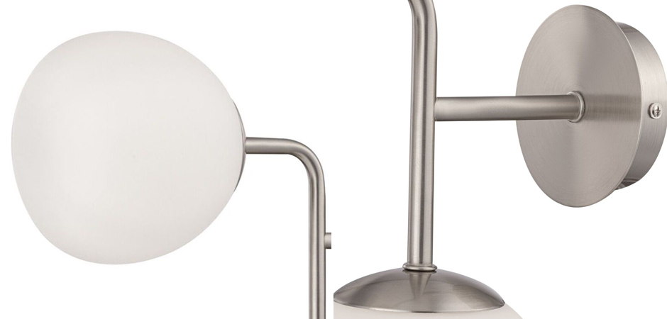 Бра Tiepolo Ball Sconces Double nickel Бра Tiepolo Ball Sconces Double nickel - Loft-Concept в Рязани