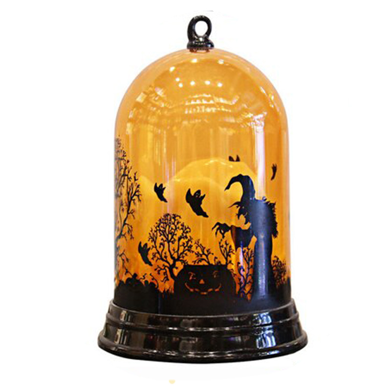Фонарь Halloween Lantern Оранжевый Черный Фонарь Halloween Lantern Оранжевый Черный в Рязани | Loft Concept