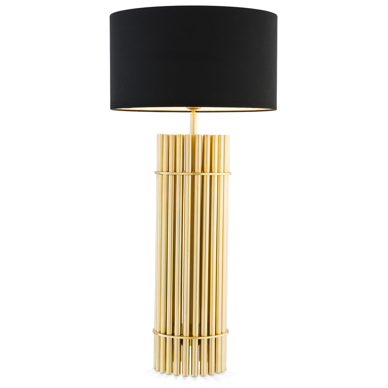 Настольная лампа Eichholtz Table Lamp Reef Латунь Черный Настольная лампа Eichholtz Table Lamp Reef Латунь Черный в Рязани | Loft Concept