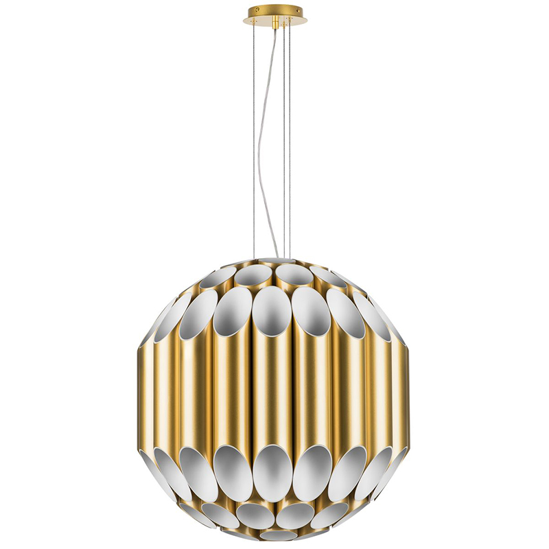 Люстра Garbi Gold Pipe Organ Chandelier 80 Золотой Белый Люстра Garbi Gold Pipe Organ Chandelier 80 Золотой Белый в Рязани | Loft Concept