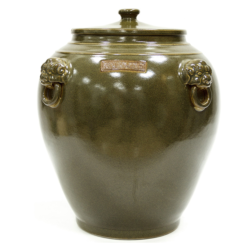 Ваза Green Vase Lions Зеленый Ваза Green Vase Lions Зеленый в Рязани | Loft Concept