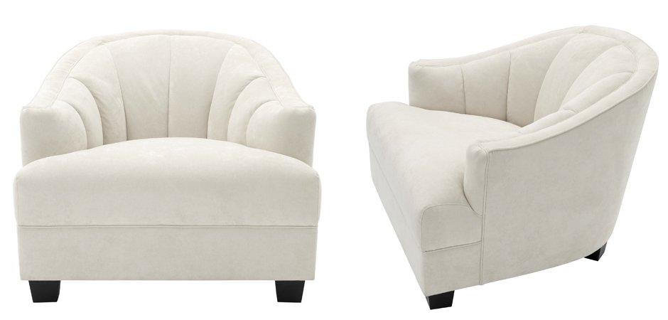 Кресло Eichholtz Chair Polaris Ecru Кресло Eichholtz Chair Polaris Ecru - Loft-Concept в Рязани