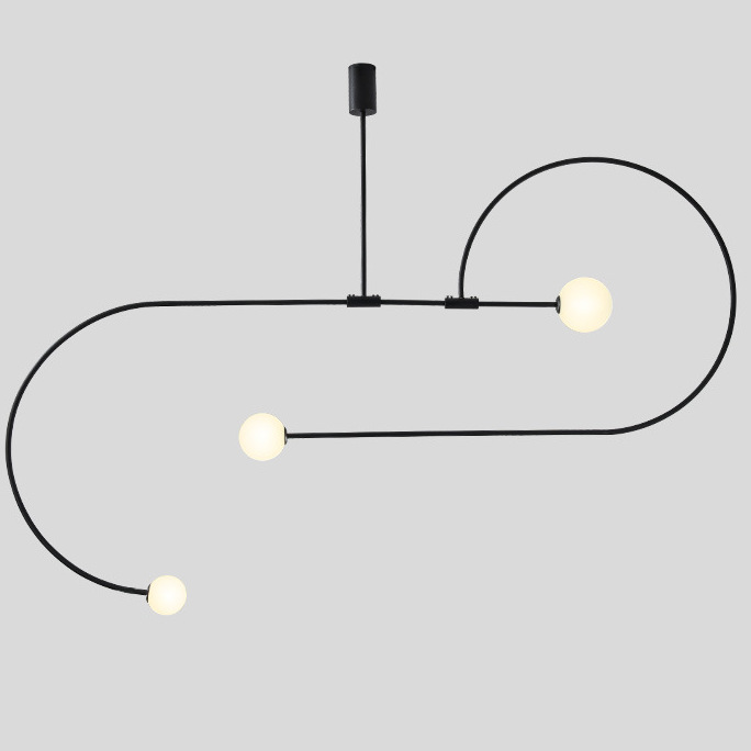 Люстра Fontana Amorosa Three Vortex Black Черный Белый Люстра Fontana Amorosa Three Vortex Black Черный Белый в Рязани | Loft Concept