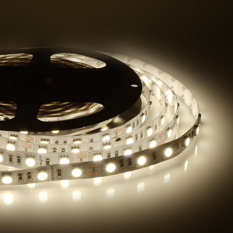 Светодиодная лента 14,4W/m 60LED/m 5050SMD дневной белый 5M Белый Светодиодная лента 14,4W/m 60LED/m 5050SMD дневной белый 5M Белый в Рязани | Loft Concept