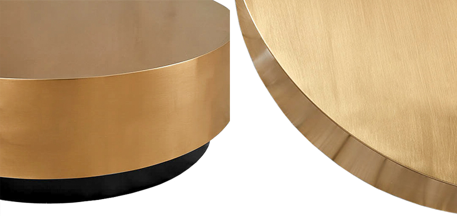 Кофейный столик Gold Washer Coffee Table Кофейный столик Gold Washer Coffee Table - Loft-Concept в Рязани