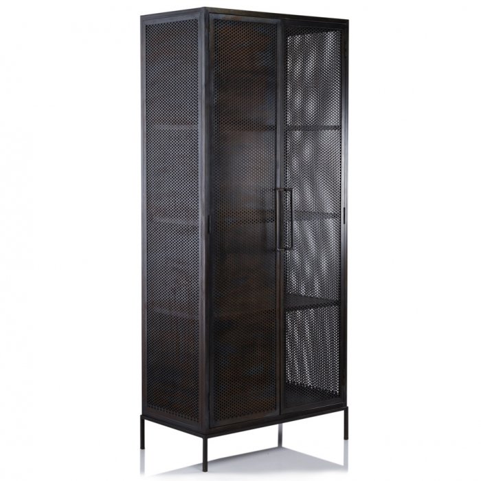 Шкаф Industrial Loft Dark Metal Tali Cabinet Черный Шкаф Industrial Loft Dark Metal Tali Cabinet Черный в Рязани | Loft Concept