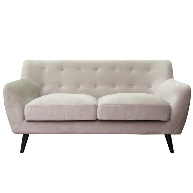 Диван Amantea Sofa beige velour Бежевый Диван Amantea Sofa beige velour Бежевый в Рязани | Loft Concept