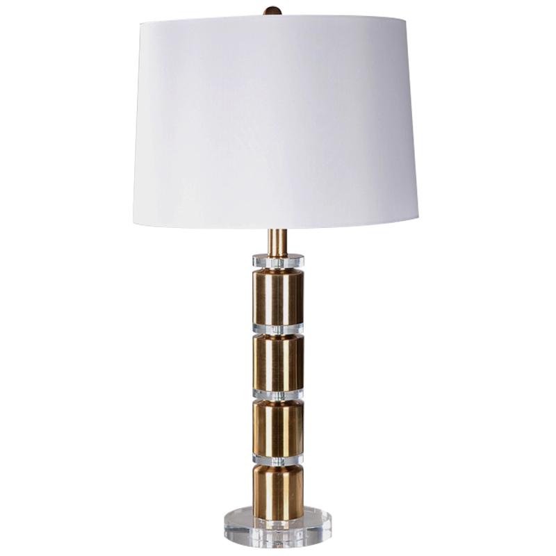 Настольная лампа Beatrix Lampshade Table Lamp Молочный Прозрачное Стекло Латунь Настольная лампа Beatrix Lampshade Table Lamp Молочный Прозрачное Стекло Латунь в Рязани | Loft Concept