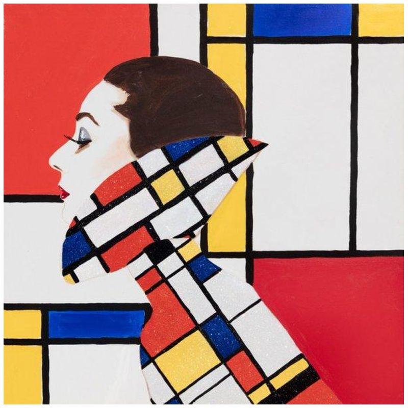 Картина She Dreamed of Mondrian Мульти Картина She Dreamed of Mondrian Мульти в Рязани | Loft Concept