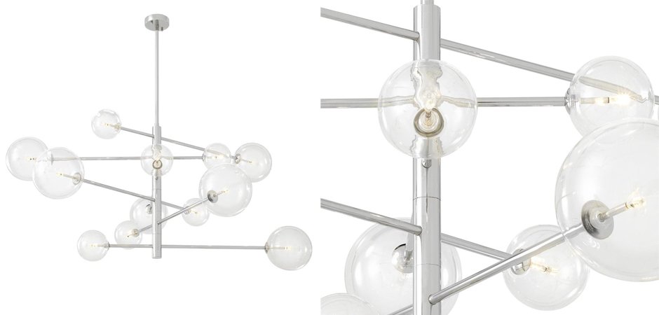 Люстра Chandelier Argento L Nickel Люстра Chandelier Argento L Nickel - Loft-Concept в Рязани