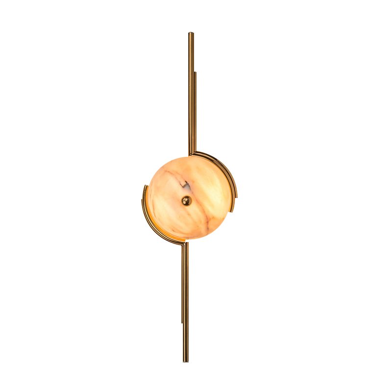 Бра Chelsom Limited Wall Lamp Marble Латунь Бра Chelsom Limited Wall Lamp Marble Латунь в Рязани | Loft Concept