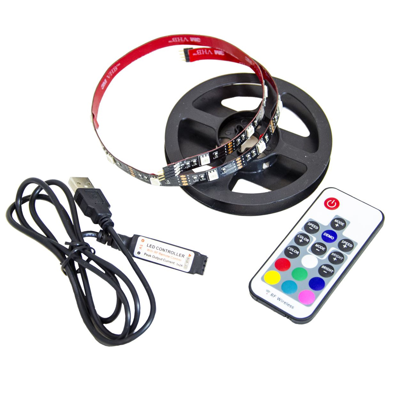 Комплект светодиодной ленты 7,2W/m 30LED/m 5050SMD разноцветная 0,5М Белый Комплект светодиодной ленты 7,2W/m 30LED/m 5050SMD разноцветная 0,5М Белый в Рязани | Loft Concept