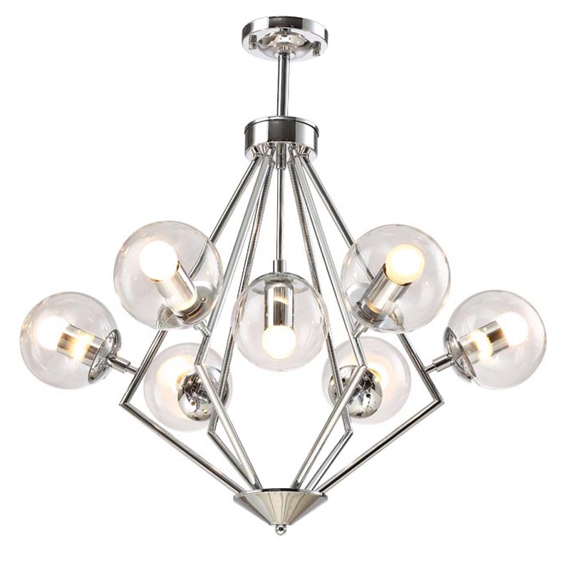 Люстра Liebaud Chandelier 7 lamp Хром Люстра Liebaud Chandelier 7 lamp Хром в Рязани | Loft Concept