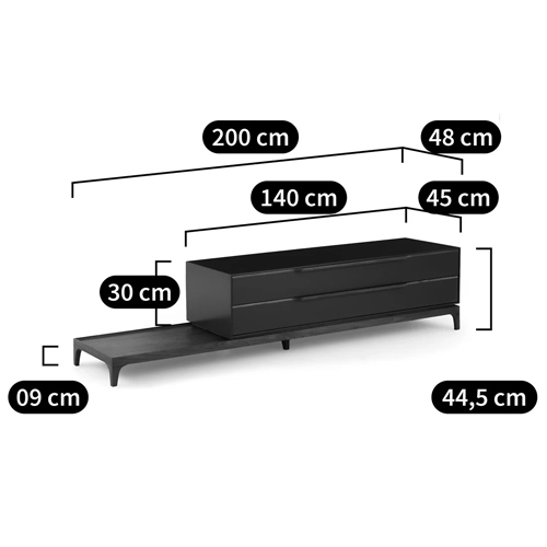 ТВ-тумба  из орехового дерева Marco Wooden TV Stand в Рязани