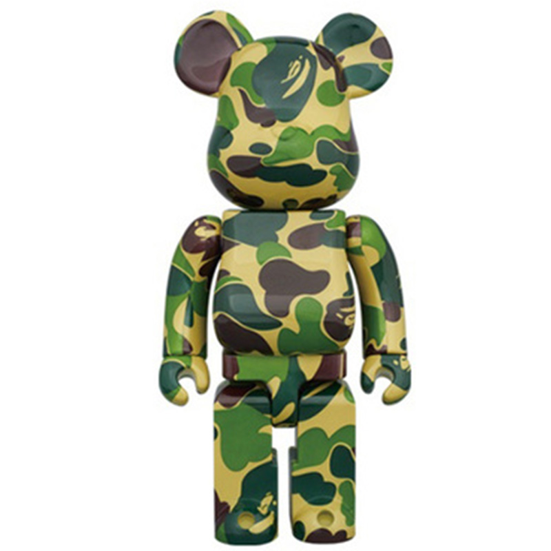 Статуэтка Bearbrick Camouflage Green Зеленый Статуэтка Bearbrick Camouflage Green Зеленый в Рязани | Loft Concept