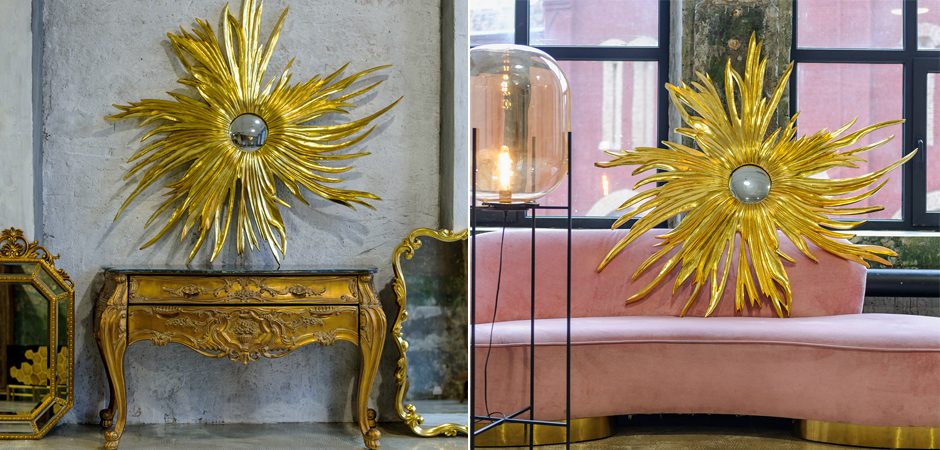 Зеркало Flower Sun Mirror Зеркало Flower Sun Mirror - Loft-Concept в Рязани