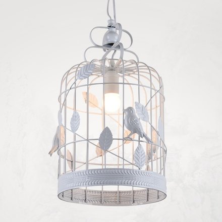Подвесной светильник BIRDCAGE CHANDELIER Белый Подвесной светильник BIRDCAGE CHANDELIER Белый в Рязани | Loft Concept