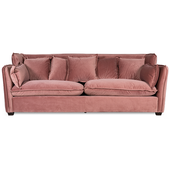 Диван Velwish rose Розовый пастельный Диван Velwish rose Розовый пастельный в Рязани | Loft Concept