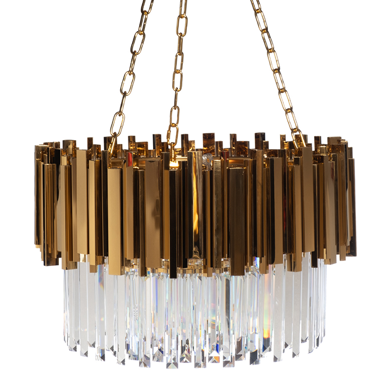 Люстра Empire Suspension Single Circle 60 Золотой Прозрачный в Рязани | Loft Concept 