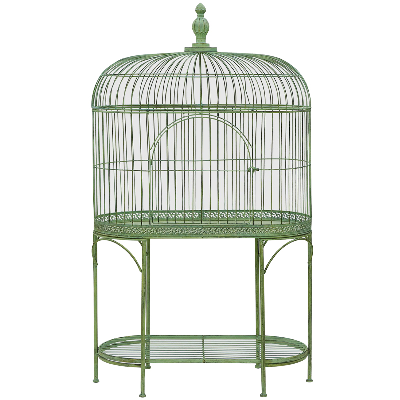 Декоративная клетка Bird Античный зеленый Декоративная клетка Bird Античный зеленый в Рязани | Loft Concept