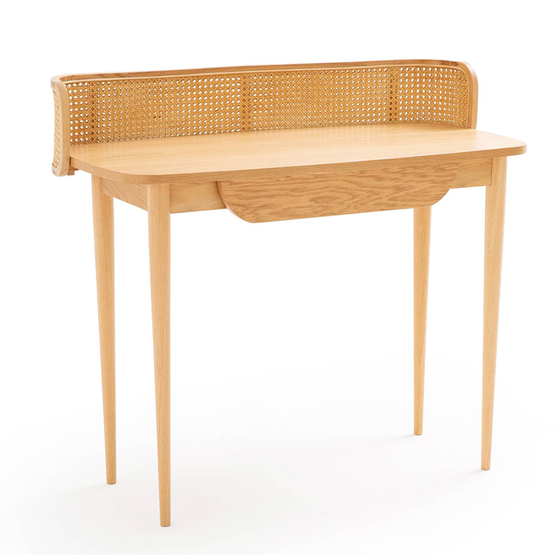 Рабочий стол Morten Wicker Table Светлый дуб Рабочий стол Morten Wicker Table Светлый дуб в Рязани | Loft Concept