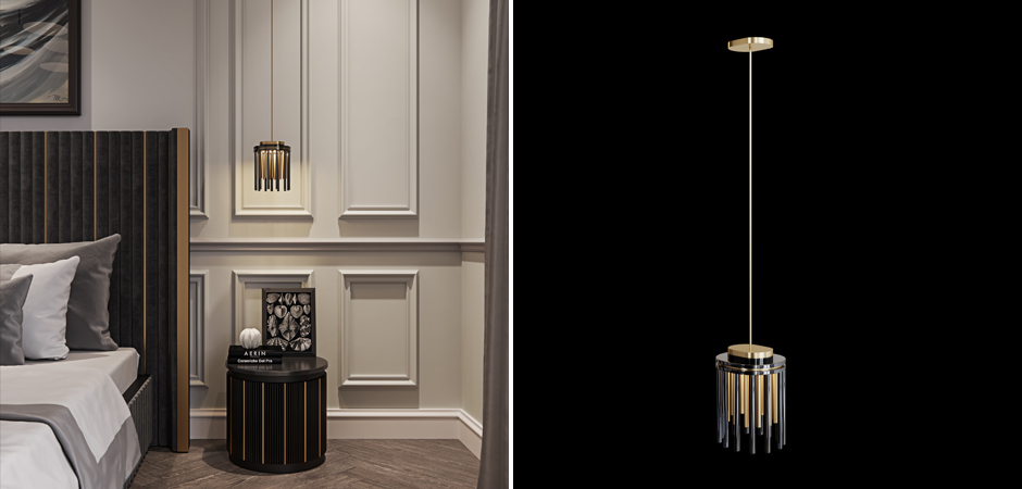 Подвесной светильник из латуни Coliseum Black Подвесной светильник из латуни Coliseum Black - Loft-Concept в Рязани