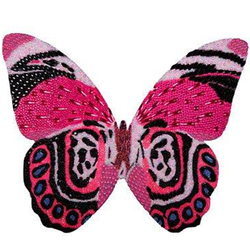 Картина "Pink and Black Mini Butterfly Cut Out" Мульти Картина "Pink and Black Mini Butterfly Cut Out" Мульти в Рязани | Loft Concept