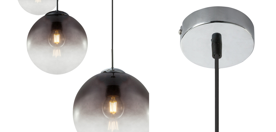 Светильник Ball Sunrise Pendant lamp smok 1 плафон Светильник Ball Sunrise Pendant lamp smok 1 плафон - Loft-Concept в Рязани