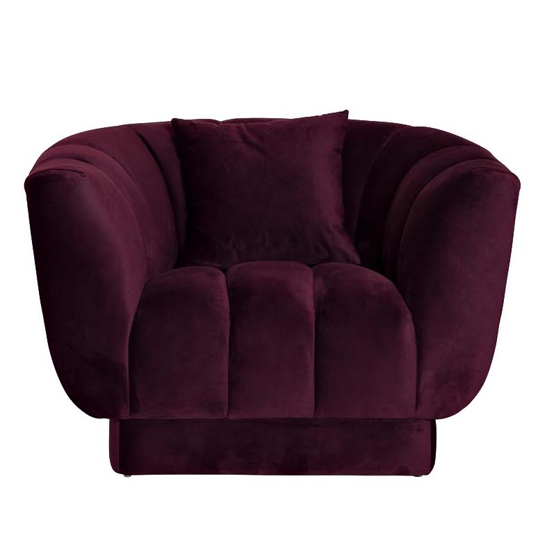 Кресло Miss Armchair Пурпурно-фиолетовый Кресло Miss Armchair Пурпурно-фиолетовый в Рязани | Loft Concept